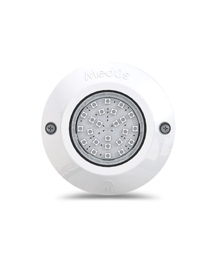 Luminaria LED superficial para pileta de material 9W Medus blanca luz día